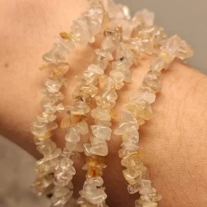 Cuarzo rutilado chip