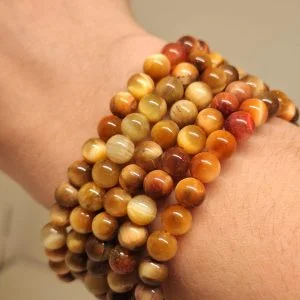 Ojo de tigre rosa 6MM